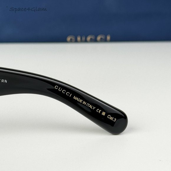 NEW Gucci GG1402S 001 Black Grey Women Square Sunglasses GG 1402S main image 7